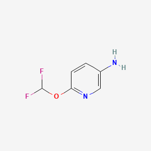 6-(Difluoromethoxy)pyridin-3-amine chemical structure (CAS 317810-73-4)
