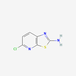 5-Chlorothiazolo[5,4-b]pyridin-2-amine chemical structure (CAS 31784-71-1)