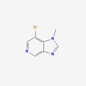 7-Bromo-1-methyl-1H-imidazo[4,5-c]pyridine chemical structure (CAS 317840-04-3)