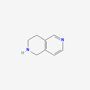 1,2,3,4-Tetrahydro-2,6-naphthyridine chemical structure (CAS 31786-18-2)