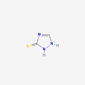 1H-1,2,4-Triazole-3-thiol chemical structure (CAS 3179-31-5)