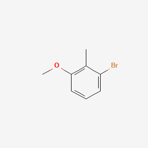 1-Bromo-3-methoxy-2-methylbenzene chemical structure (CAS 31804-36-1)
