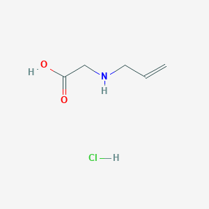 2-(Allylamino)acetic acid hydrochloride chemical structure (CAS 3182-78-3)