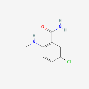 5-Chloro-2-(methylamino)benzamide chemical structure (CAS 31823-19-5)