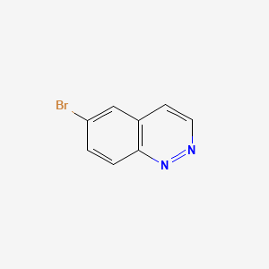 6-Bromocinnoline chemical structure (CAS 318276-72-1)