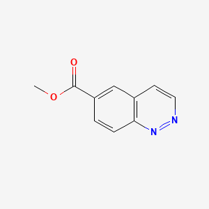 Methyl cinnoline-6-carboxylate chemical structure (CAS 318276-74-3)