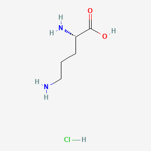 H-Orn-OH Hydrochloride chemical structure (CAS 3184-13-2)