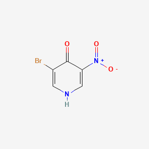 3-Bromo-5-nitropyridin-4-ol chemical structure (CAS 31872-65-8)