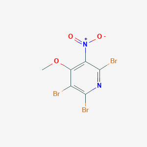 2,3,6-Tribromo-4-methoxy-5-nitropyridine chemical structure (CAS 31872-70-5)