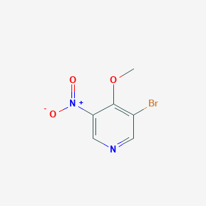 3-Bromo-4-methoxy-5-nitropyridine chemical structure (CAS 31872-76-1)