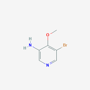 5-Bromo-4-methoxypyridin-3-amine chemical structure (CAS 31872-78-3)
