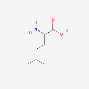H-HoLeu-OH chemical structure (CAS 31872-98-7)