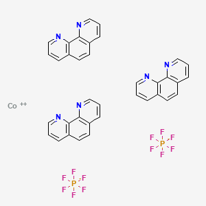 Tris(1,10-phenanthroline)cobalt bis(hexafluorophosphate) chemical structure (CAS 31876-74-1)