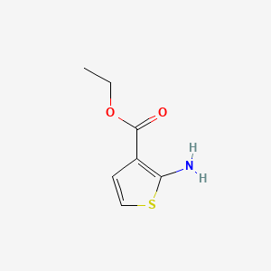 Ethyl 2-aminothiophene-3-carboxylate chemical structure (CAS 31891-06-2)