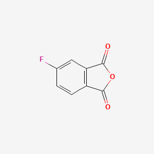 5-Fluoroisobenzofuran-1,3-dione chemical structure (CAS 319-03-9)
