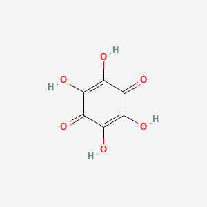 2,3,5,6-Tetrahydroxycyclohexa-2,5-diene-1,4-dione chemical structure (CAS 319-89-1)