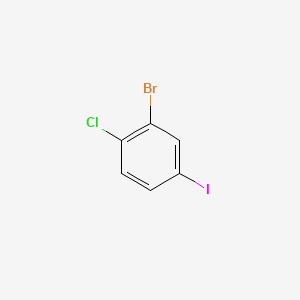 2-Bromo-1-chloro-4-iodobenzene chemical structure (CAS 31928-46-8)