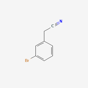3-Bromobenzyl cyanide chemical structure (CAS 31938-07-5)