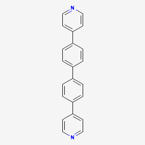 4,4'-Di(pyridin-4-yl)-1,1'-biphenyl chemical structure (CAS 319430-87-0)
