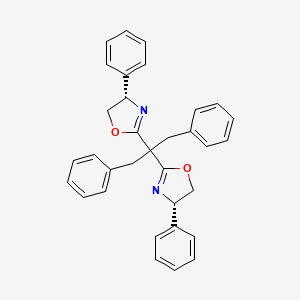 (4S,4'S)-2,2'-[2Phenyl-1-(phenylmethyl)ethylidene]bis[4,5-dihydro-4-phenyl-Oxazole chemical structure (CAS 319489-87-7)