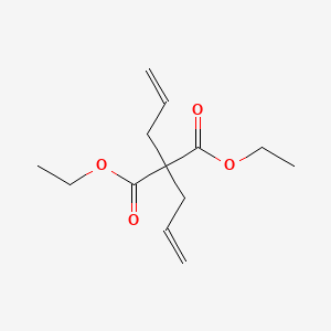 Diethyl 2,2-diallylmalonate chemical structure (CAS 3195-24-2)
