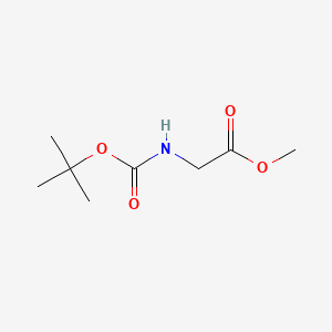 Boc-Gly-OMe chemical structure (CAS 31954-27-5)