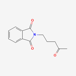 2-(4-Oxopentyl)isoindoline-1,3-dione chemical structure (CAS 3197-25-9)