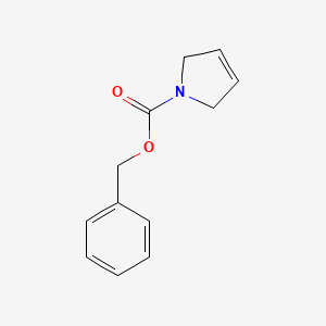 Benzyl 2,5-dihydro-1H-pyrrole-1-carboxylate chemical structure (CAS 31970-04-4)