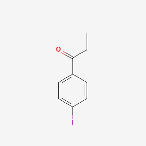 1-(4-Iodophenyl)propan-1-one chemical structure (CAS 31970-26-0)
