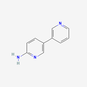 [3,3'-Bipyridin]-6-amine chemical structure (CAS 31970-30-6)
