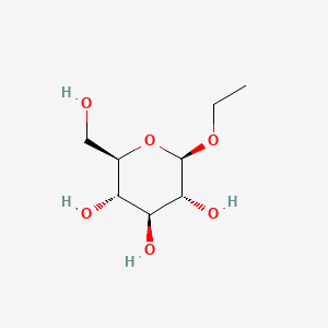 (2R,3R,4S,5S,6R)-2-Ethoxy-6-(hydroxymethyl)tetrahydro-2H-pyran-3,4,5-triol chemical structure (CAS 3198-49-0)