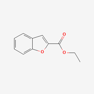 Ethyl benzofuran-2-carboxylate chemical structure (CAS 3199-61-9)