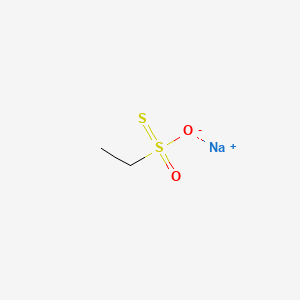 S-Sodium Ethanethiosulfonate chemical structure (CAS 31999-88-9)