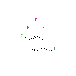 4-Chloro-3-(trifluoromethyl)aniline chemical structure (CAS 320-51-4)