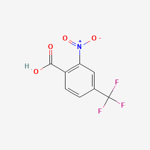 2-Nitro-4-trifluoromethylbenzoic acid chemical structure (CAS 320-94-5)