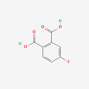 4-Fluorophthalic acid chemical structure (CAS 320-97-8)