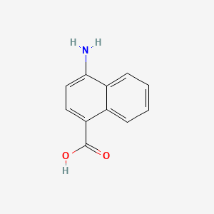 4-Amino-1-naphthoic acid chemical structure (CAS 32018-87-4)
