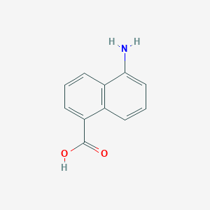 5-Amino-1-naphthoic acid chemical structure (CAS 32018-88-5)