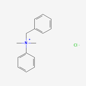 N-Benzyl-N,N-dimethylbenzenaminium chloride chemical structure (CAS 3204-68-0)