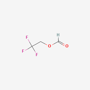 2,2,2-Trifluoroethyl formate chemical structure (CAS 32042-38-9)