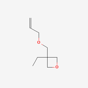 3-((Allyloxy)methyl)-3-ethyloxetane chemical structure (CAS 3207-04-3)