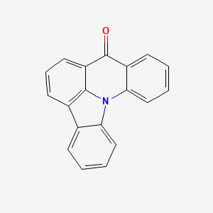 8H-Indolo[3,2,1-de]acridin-8-one chemical structure (CAS 32081-26-8)