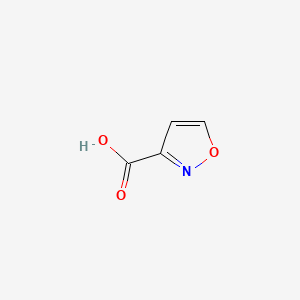 Isoxazole-3-carboxylic Acid chemical structure (CAS 3209-71-0)