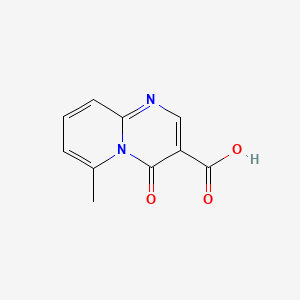 6-Methyl-4-oxo-4H-pyrido[1,2-a]pyrimidine-3-carboxylic acid chemical structure (CAS 32092-27-6)