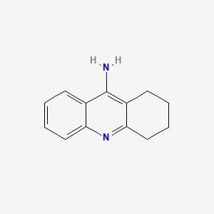 1,2,3,4-Tetrahydroacridin-9-amine chemical structure (CAS 321-64-2)