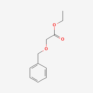 Ethyl 2-(benzyloxy)acetate chemical structure (CAS 32122-09-1)