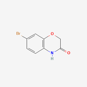 7-Bromo-2H-benzo[b][1,4]oxazin-3(4H)-one chemical structure (CAS 321436-06-0)