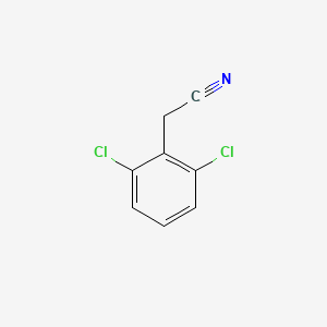 2-(2,6-Dichlorophenyl)acetonitrile chemical structure (CAS 3215-64-3)