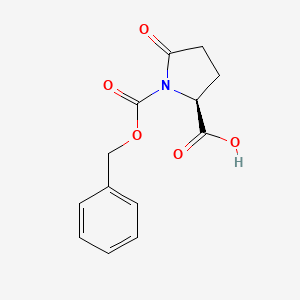 (S)-1-((Benzyloxy)carbonyl)-5-oxopyrrolidine-2-carboxylic acid chemical structure (CAS 32159-21-0)