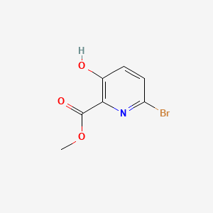 Methyl 6-bromo-3-hydroxypicolinate chemical structure (CAS 321601-48-3)